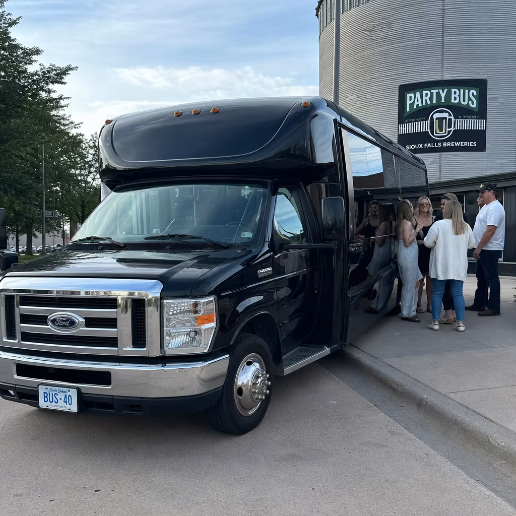 Party Bus to Downtown Sioux Falls Breweries