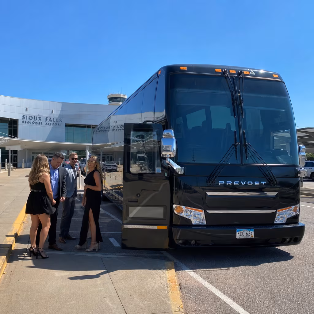 Rent a Bus to Sioux Falls Regional Airport (FSD)