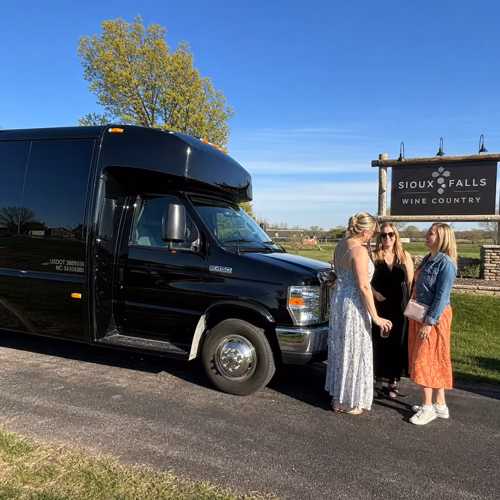 Rent a Bus to Sioux Falls Wine Country