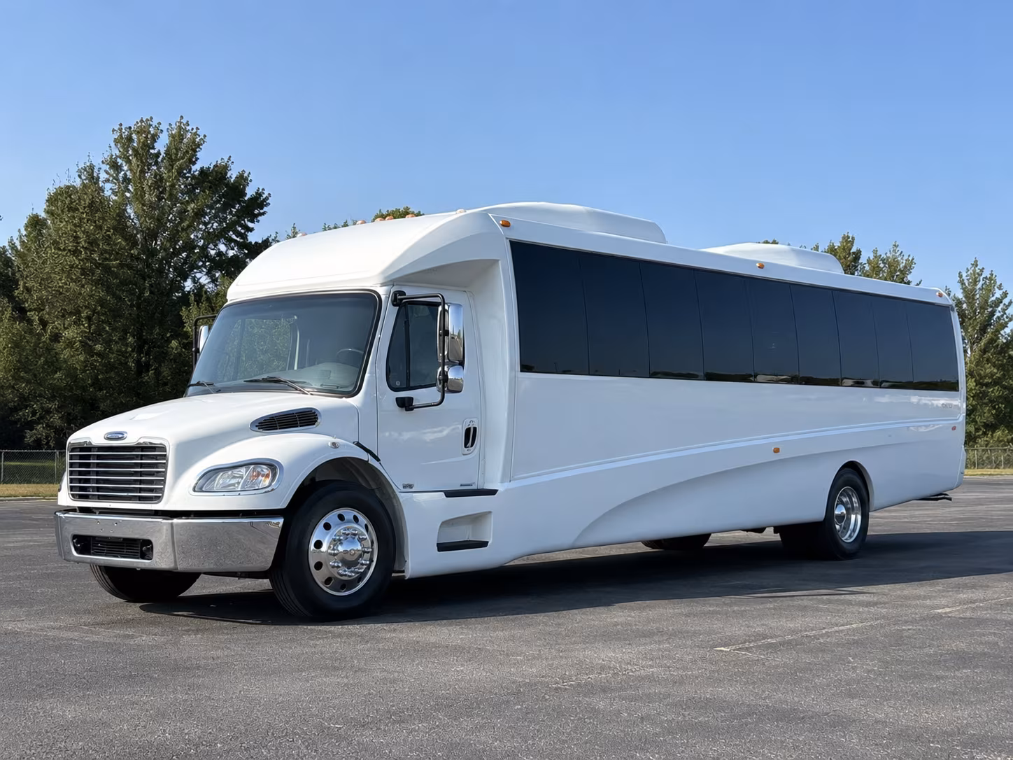 Interior of a party bus rental serving Sioux Falls