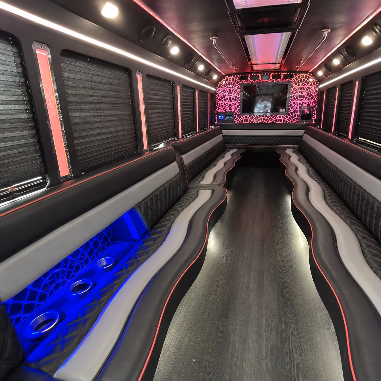 Sioux Falls Bachelor & Bachelorette Transportation party bus exterior