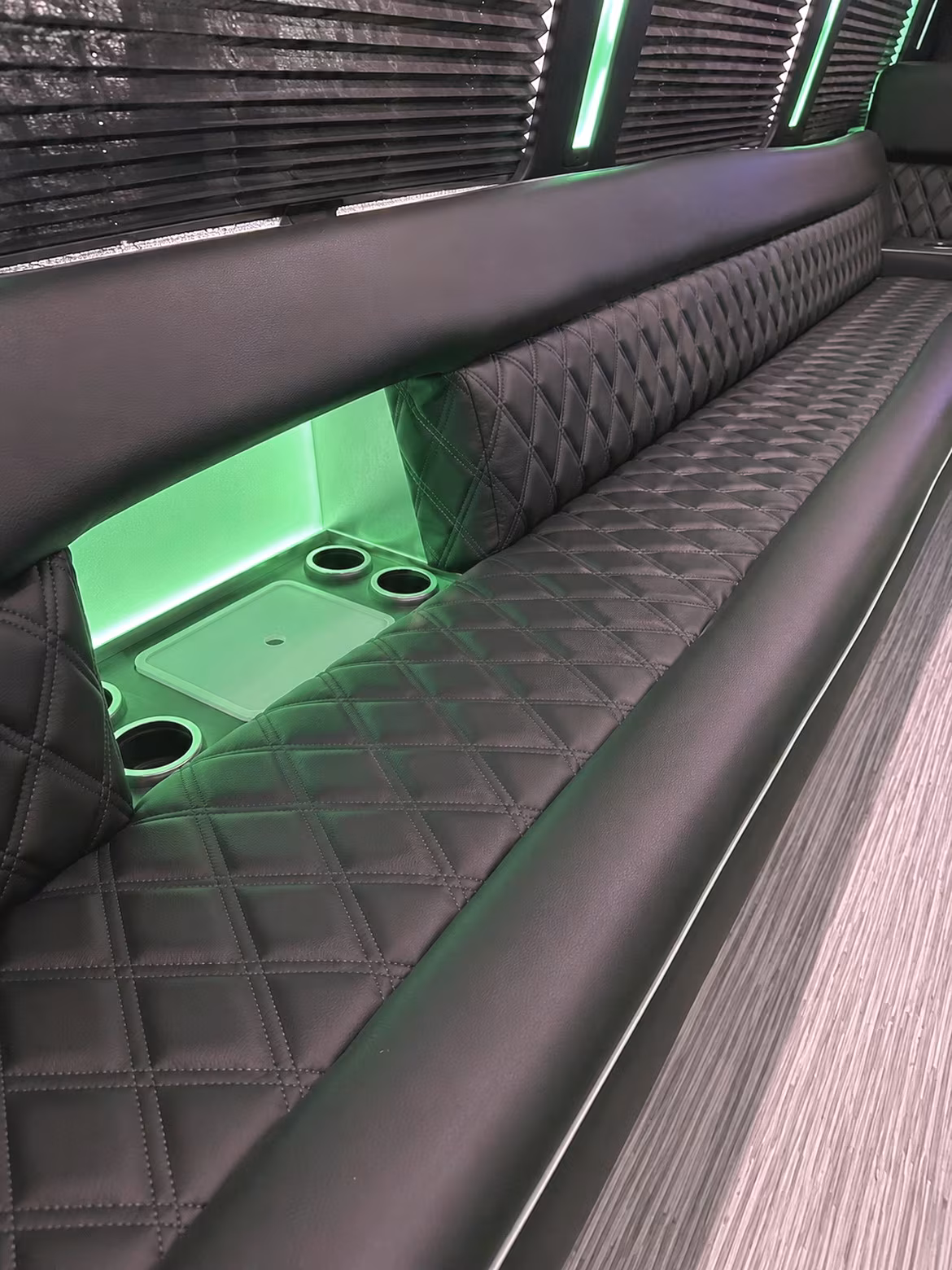 Sioux Falls Concert & Music Festival Transportation party bus interior