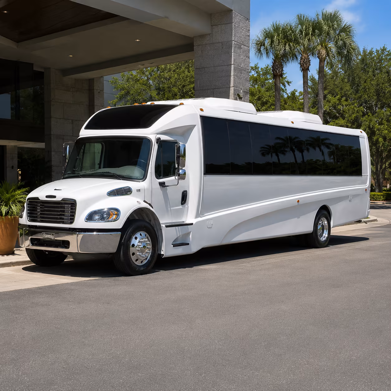 Sioux Falls Corporate Transportation party bus exterior