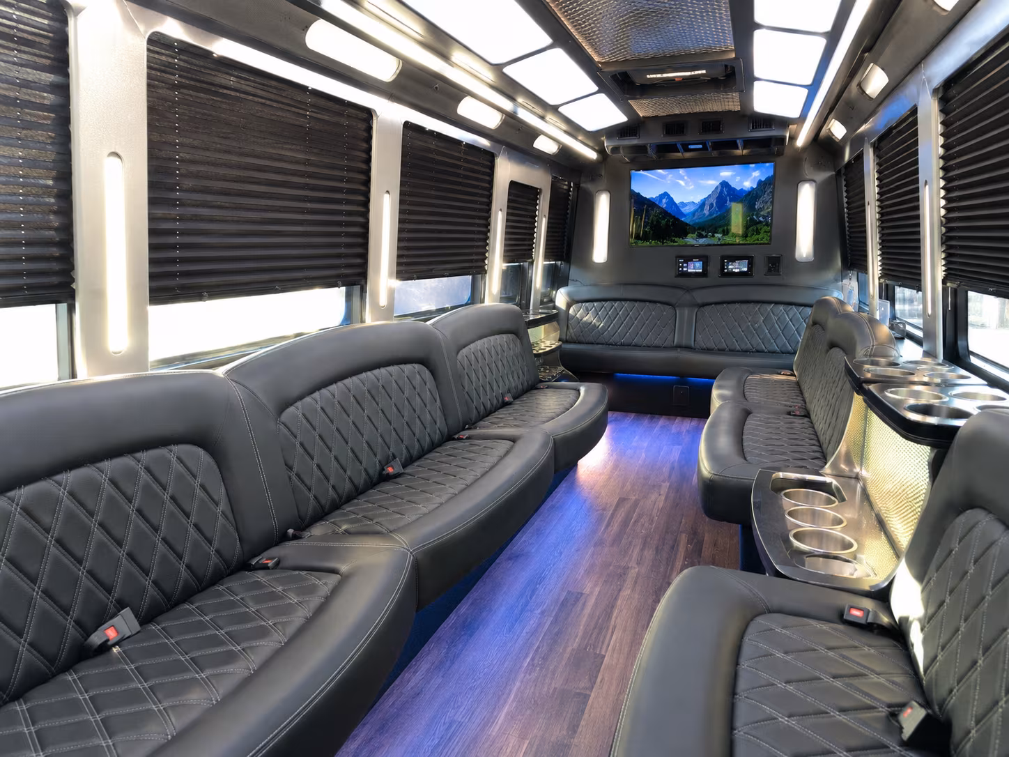 Sioux Falls Private Event Transportation party bus exterior