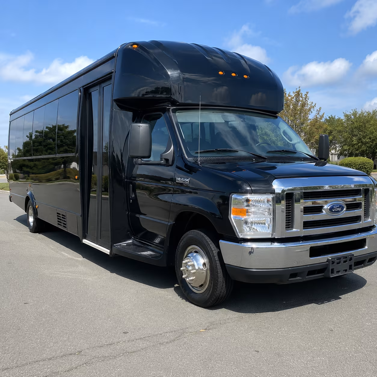 Sioux Falls Private Event Transportation party bus interior
