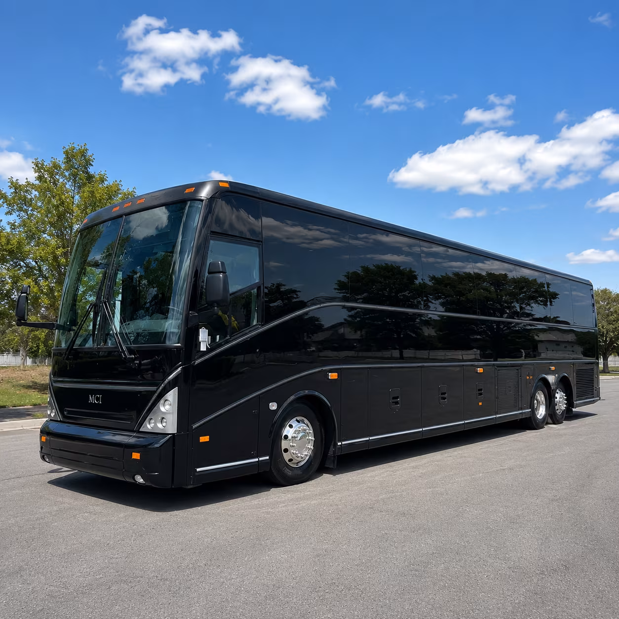 Sioux Falls School Event Transportation party bus exterior