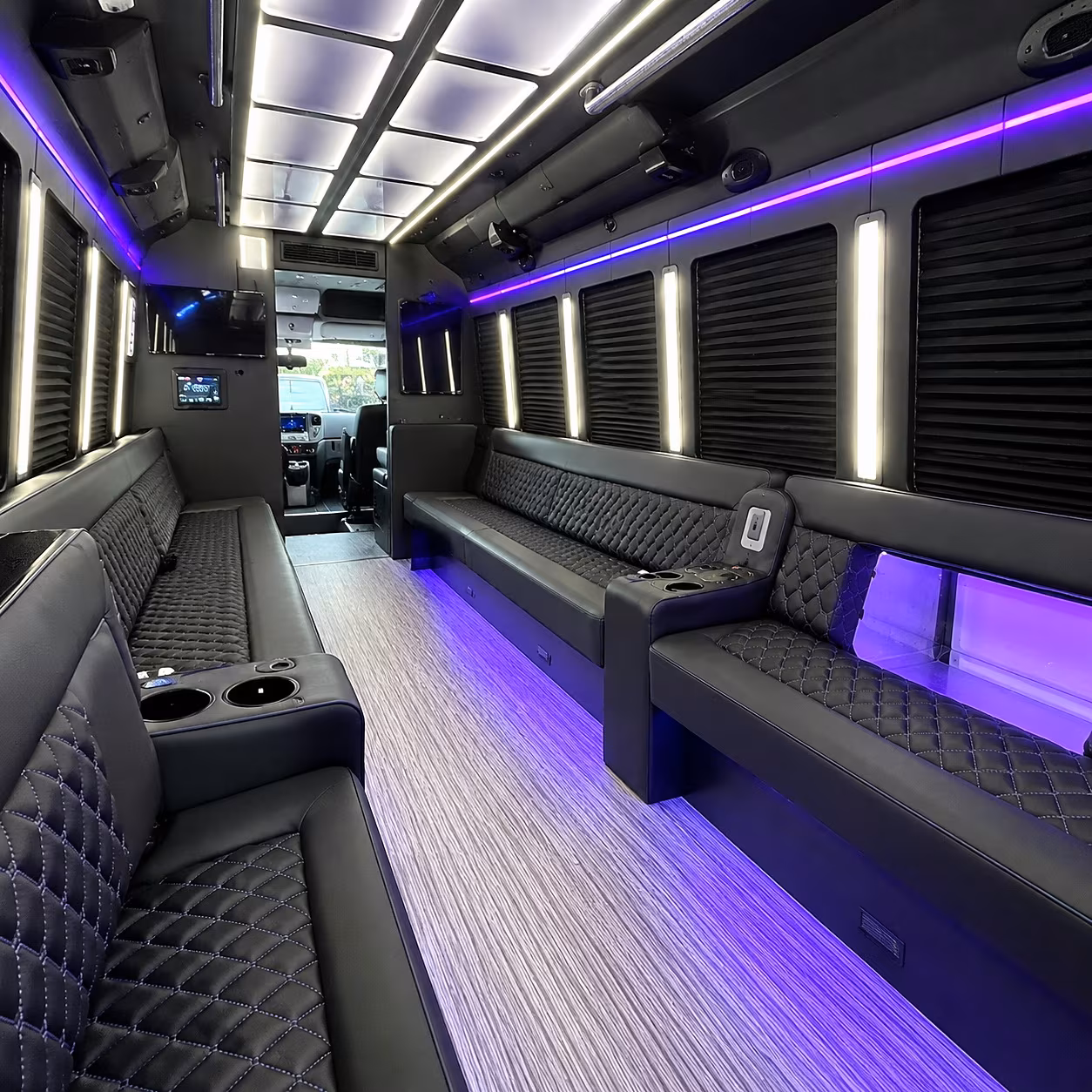 Sioux Falls Sporting Event Transportation onboard seating