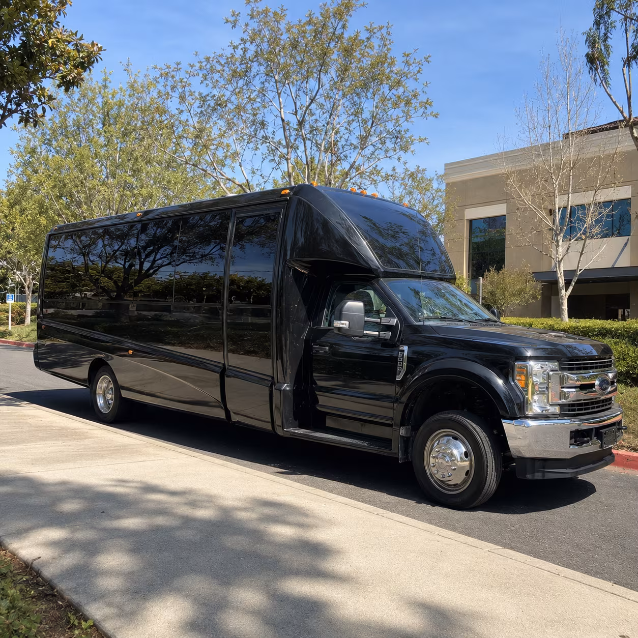 Sioux Falls Wedding Transportation party bus exterior